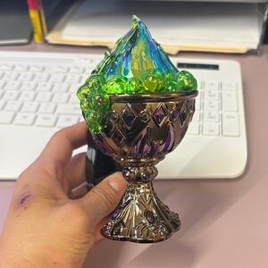 Bath & Body Works Green and Blue Glass Sculpture Wallflower